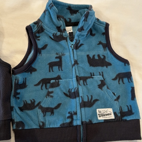 3 month carters fleece vests - Picture 3 of 3